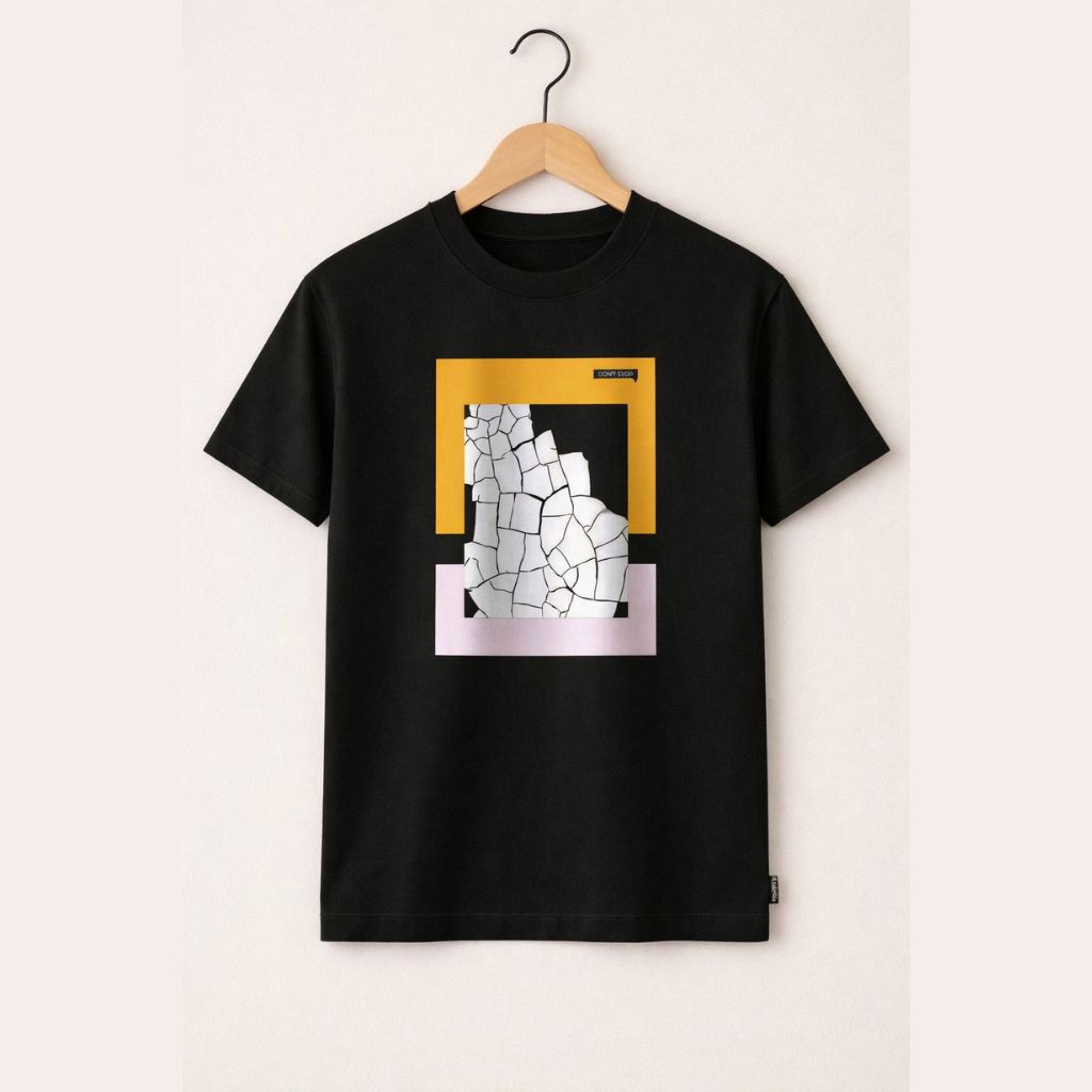 Graphic Printed Black T-Shirt